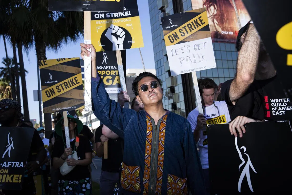 Members of Hollywood’s 160,000-strong actors’ union went on strike in 2023 to force studios to raise salaries .