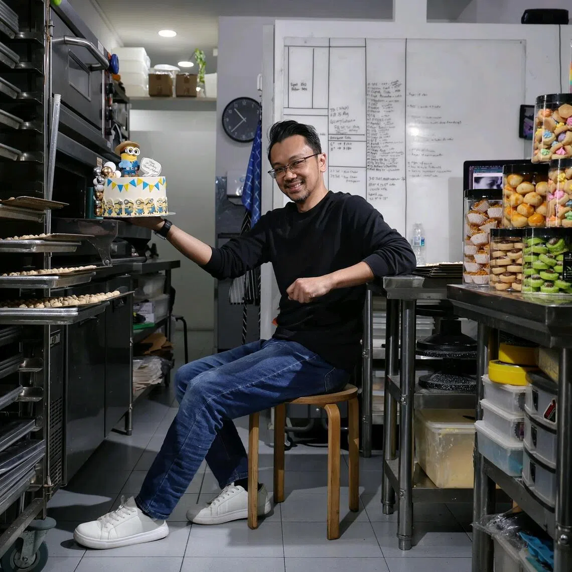 Muhammad Hisham Bakri, 45, runs Hipster Bakes in Upper East Coast Road and on Shopee.