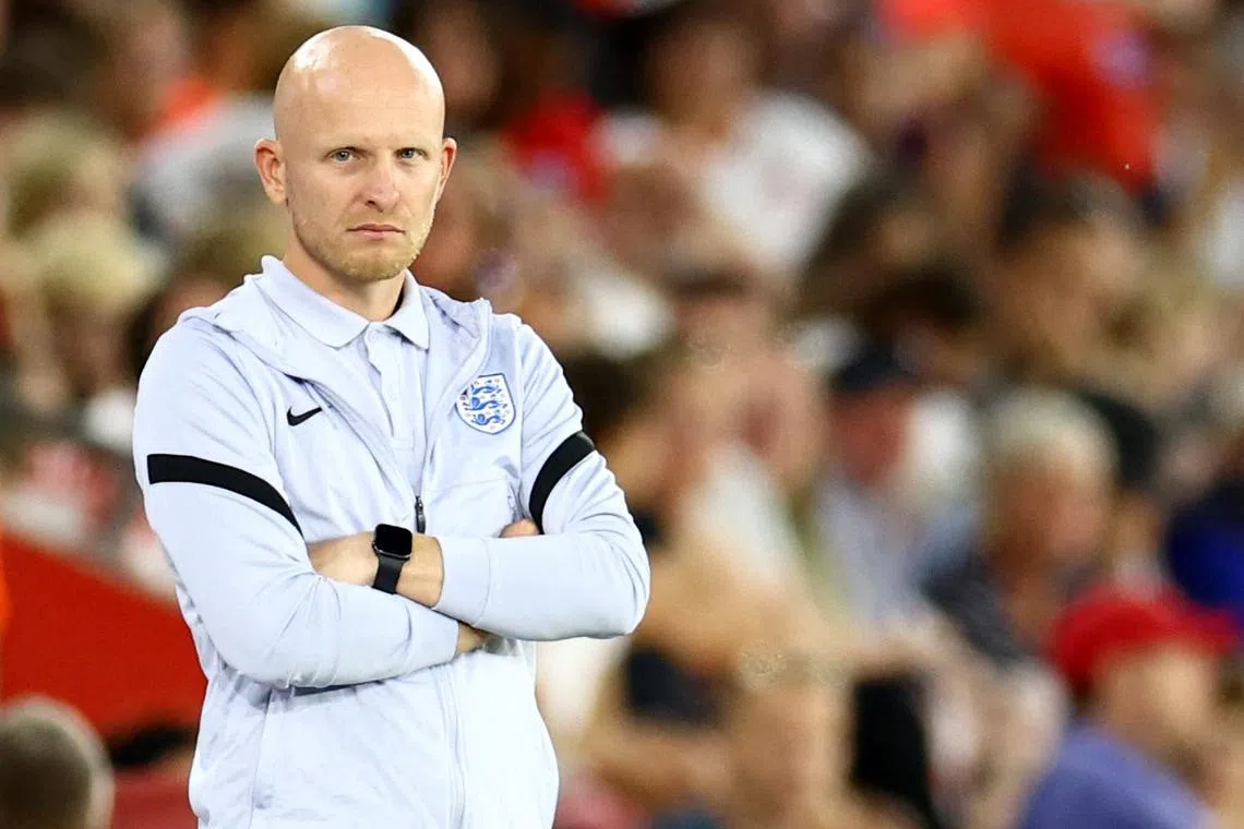Soccer Football - Women's Euro 2022 - Group A - Northern Ireland v England - St Mary's Stadium, Southampton, Britain - July 15, 2022 England assistant manager Arjan Veurink REUTERS/Lisi Niesner/ File Photo