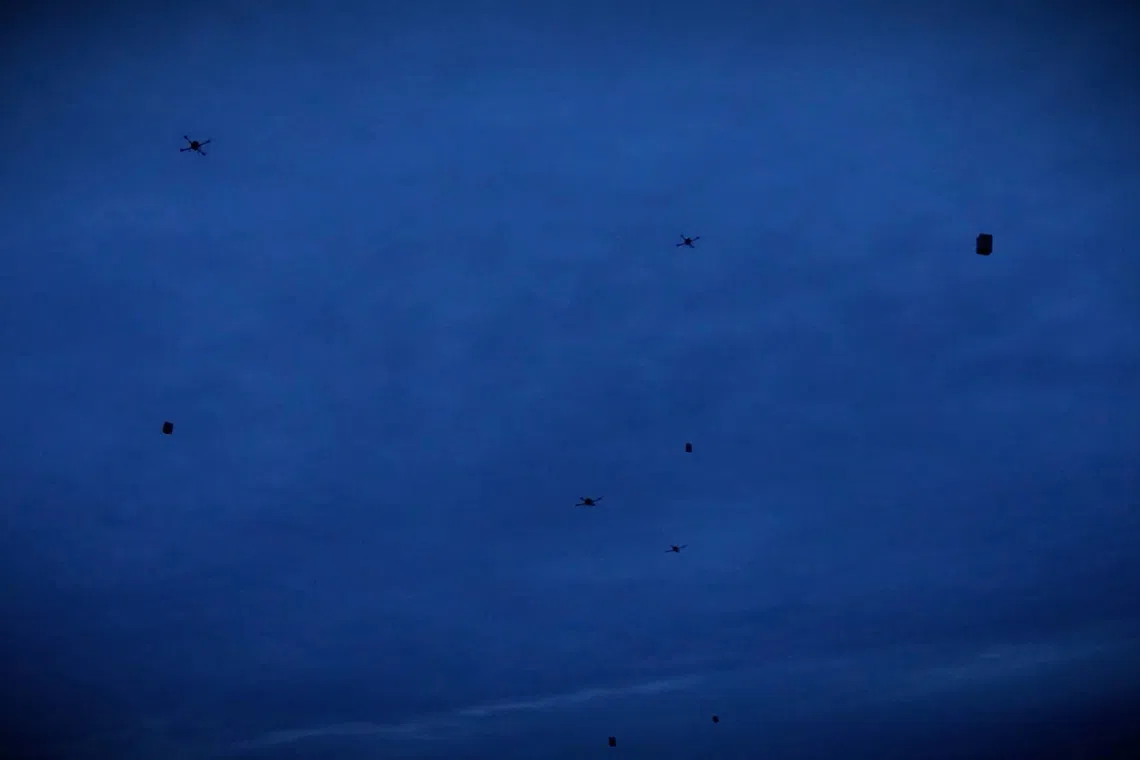 Ukraine uses drones to deliver food to Russian-occupied Oleshky