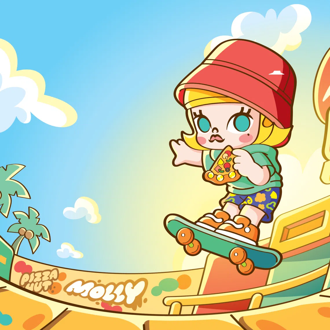 Customers can purchase their preferred Molly merchandise by carting out Pizza Hut’s cheesy bites bundle through delivery or self-collection on Pizza Hut’s website or app.