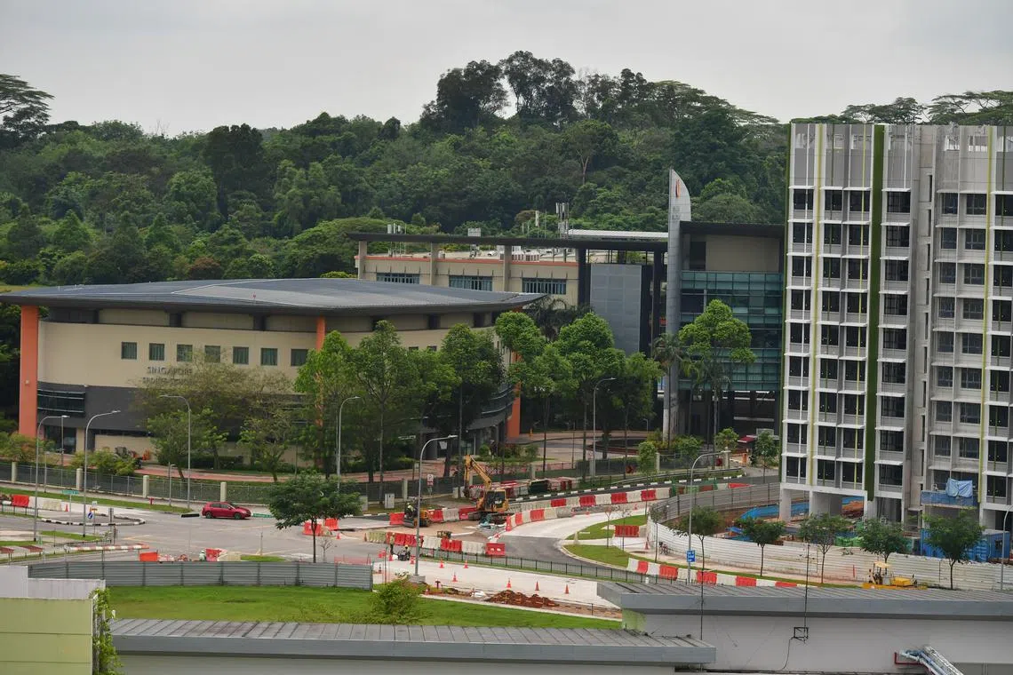 The Champions Way site (bottom) in Woodlands, which can yield about 350 units.