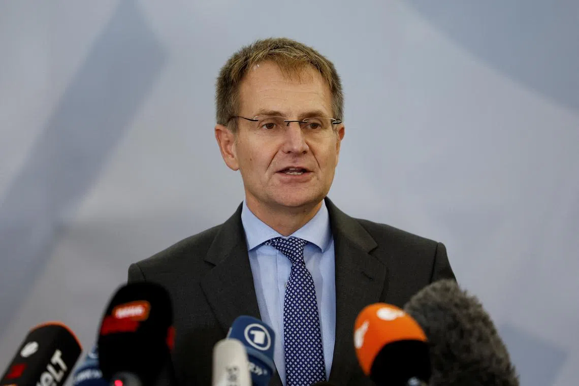 Germany’s prosecutor general Peter Frank said that his office collected “hundreds” of pieces of evidence showing war crimes by Russia.