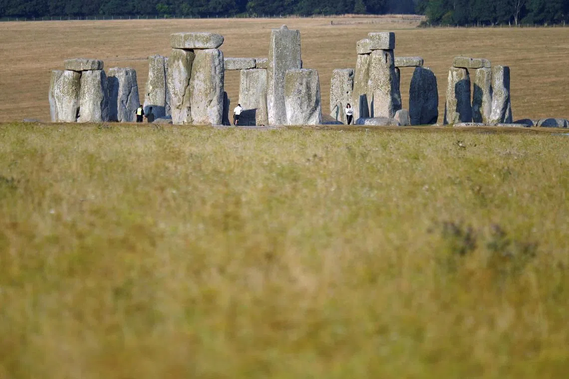 Stonehenge, a prehistoric megalithic structure in southern England, is a Unesco World Heritage Site.
