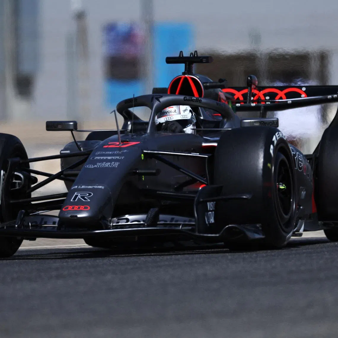 Formula One F1 - Pre Season Testing - Bahrain International Circuit, Sakhir, Bahrain - February 18, 2026 Audi's Nico Hulkenberg during the pre season testing REUTERS/Hamad I Mohammed
