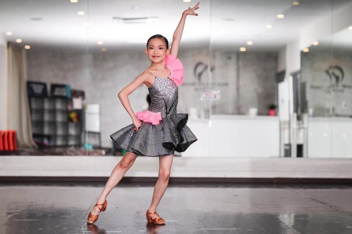 Singapore’s Marissa Redimerio, nine, shines on the international Latin dancesport stage