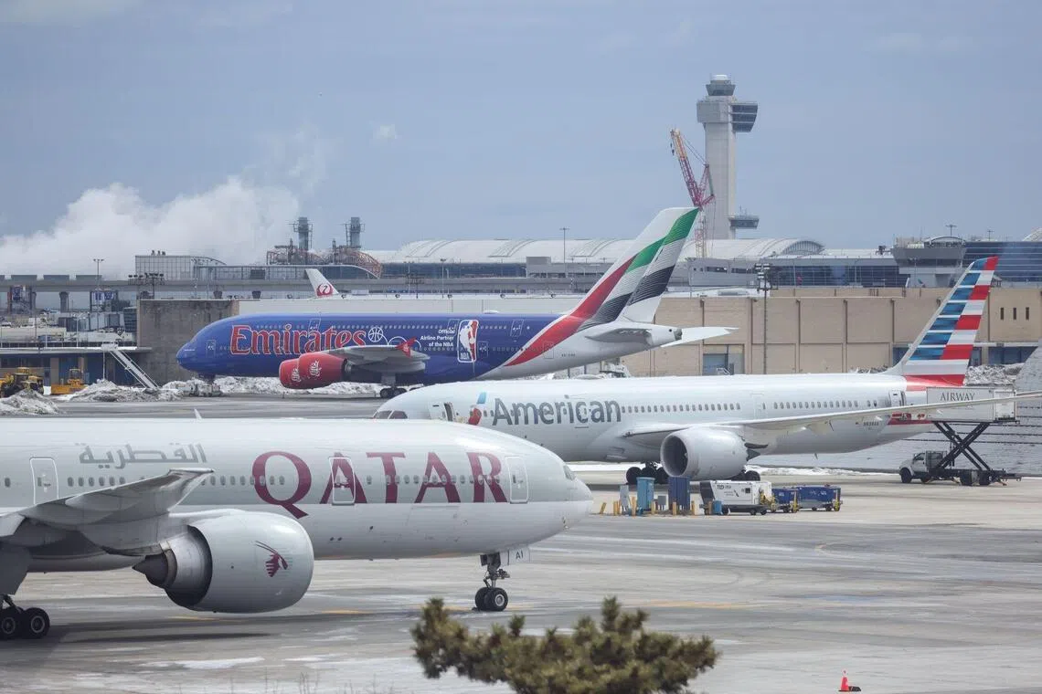 Checks of several airlines’ websites on March 3 showed few near-term bookings available and high prices on offer for flights from Asia to London.