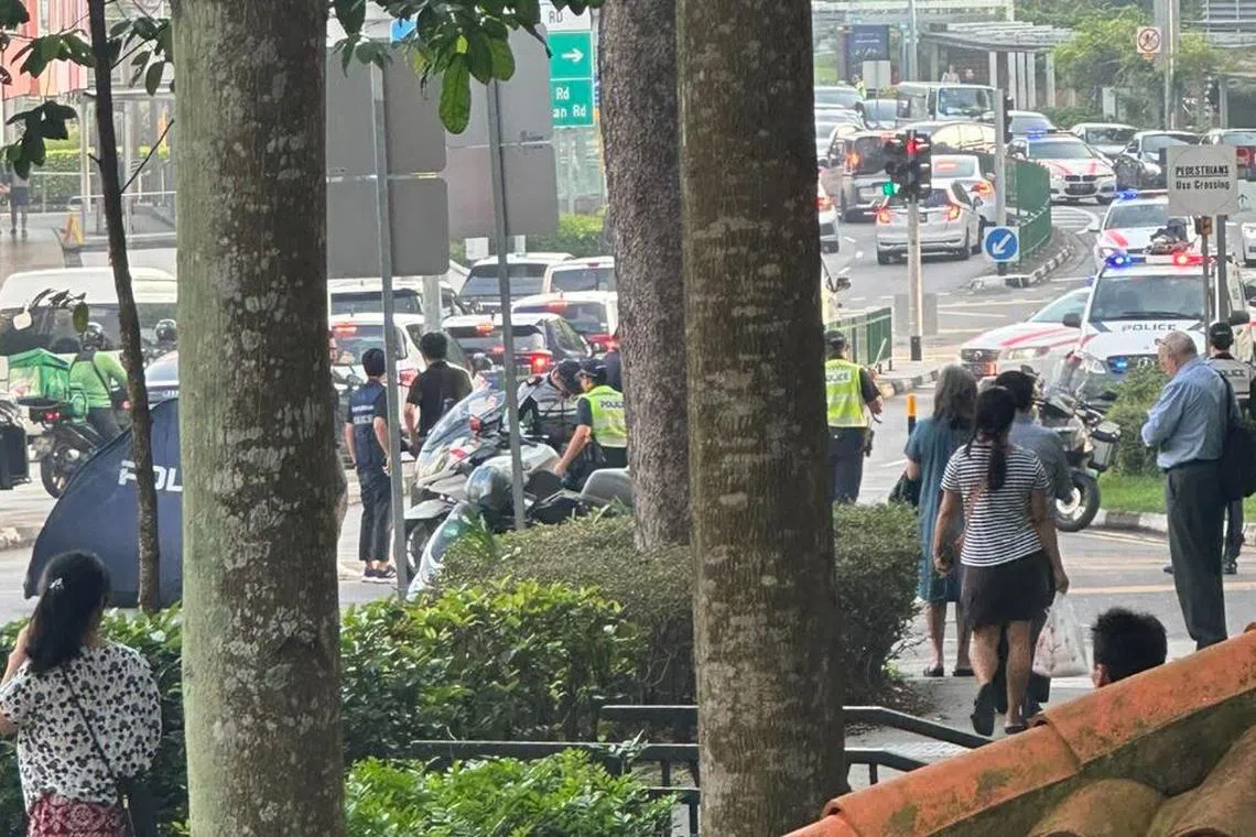 The victim was pronounced dead at the scene by a paramedic.