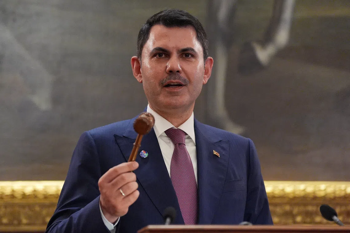 COP31 President Murat Kurum says keeping rising global temperature in check “is a matter of survival”.