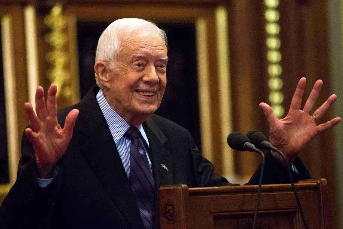Former US President Jimmy Carter had the instinct of a peacemaker and the vision of a human rights activist.