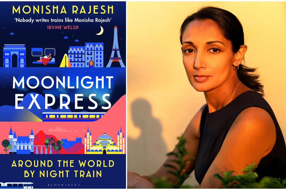 Moonlight Express: Around The World By Night Train by Monisha Rajesh takes the reader on a journey on sleeper trains throughout the world.