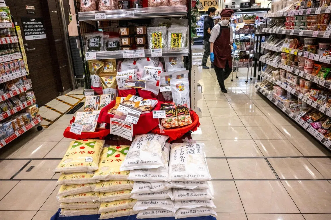 The government has been releasing some of its stockpiled rice since March, but that has yet to translate to lower supermarket prices.