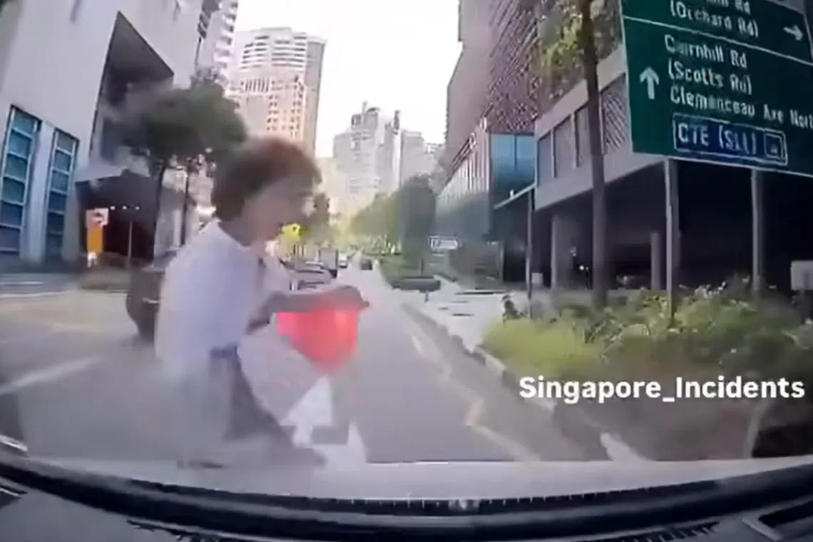 The accident happened on the first lane of Bideford road, between Paragon and Al-Falah mosque.