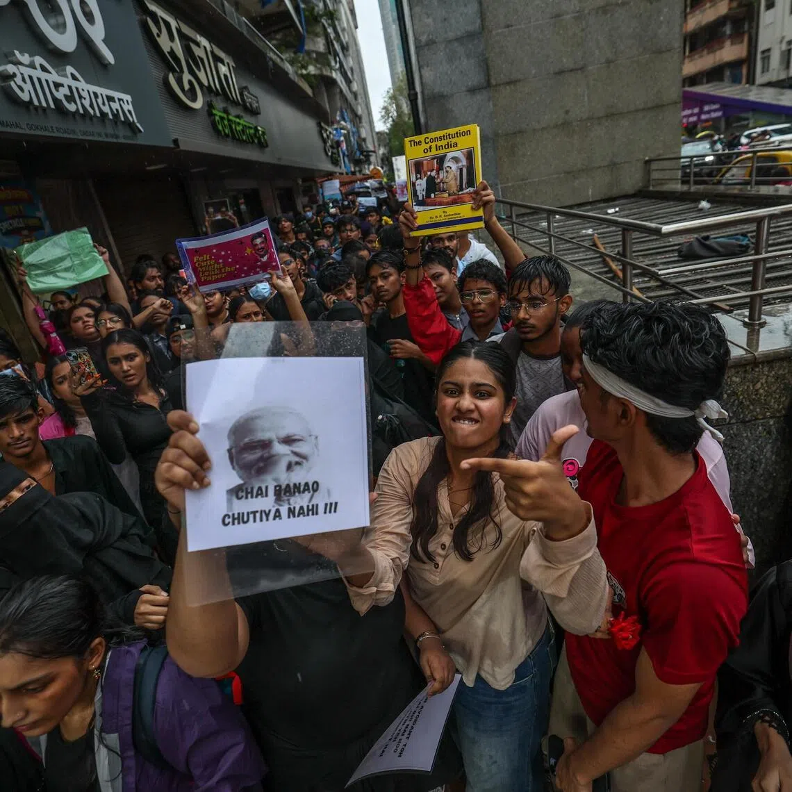 The medical exam leak has since sparked a row over the pressures of India’s education system, with protests across the country calling for the resignation of its education minister.