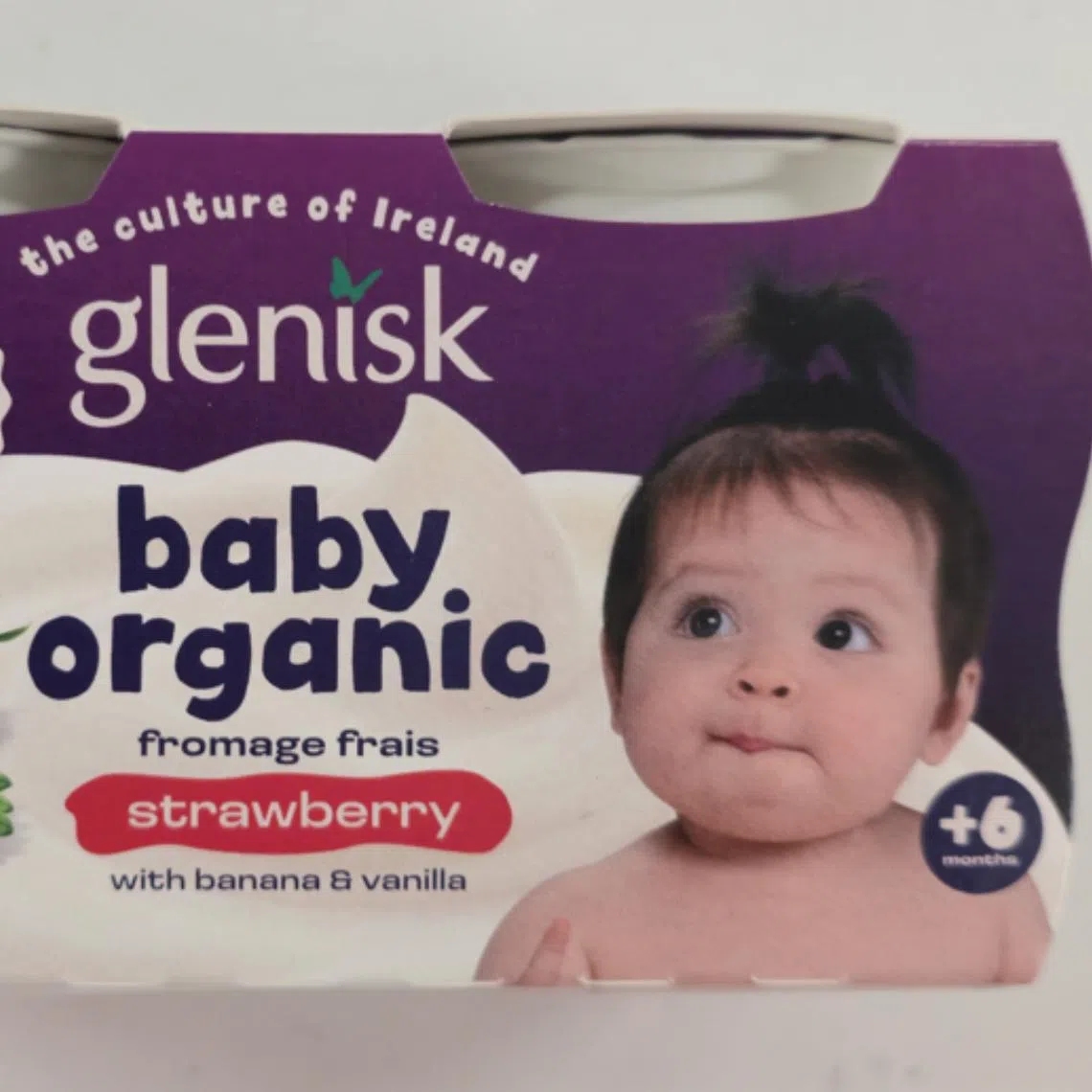 The SFA was notified by the Food Safety Authority of Ireland on the recall of Glenisk Baby Organic Fromage Frais Strawberry with Banana, Vanilla & Oats (4x60g).