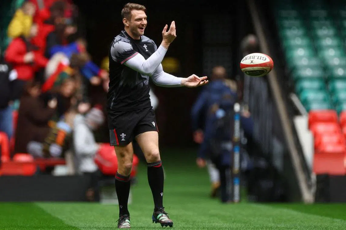 FILE PHOTO: Rugby Union - Six Nations Championship - Wales v England - Captain's Runs - Principality Stadium, Cardiff, Wales, Britain - February 24, 2023 Wales' Dan Biggar during the captains run Action Images via Reuters/Paul Childs/File Photo