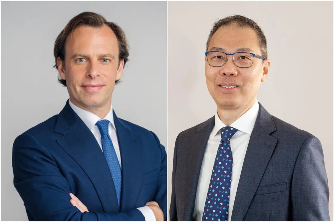 Mr Tom Road (left) is the new deputy head while Mr Loh Wengmun was appointed head of dealing and derivatives at Barclays Private Bank.