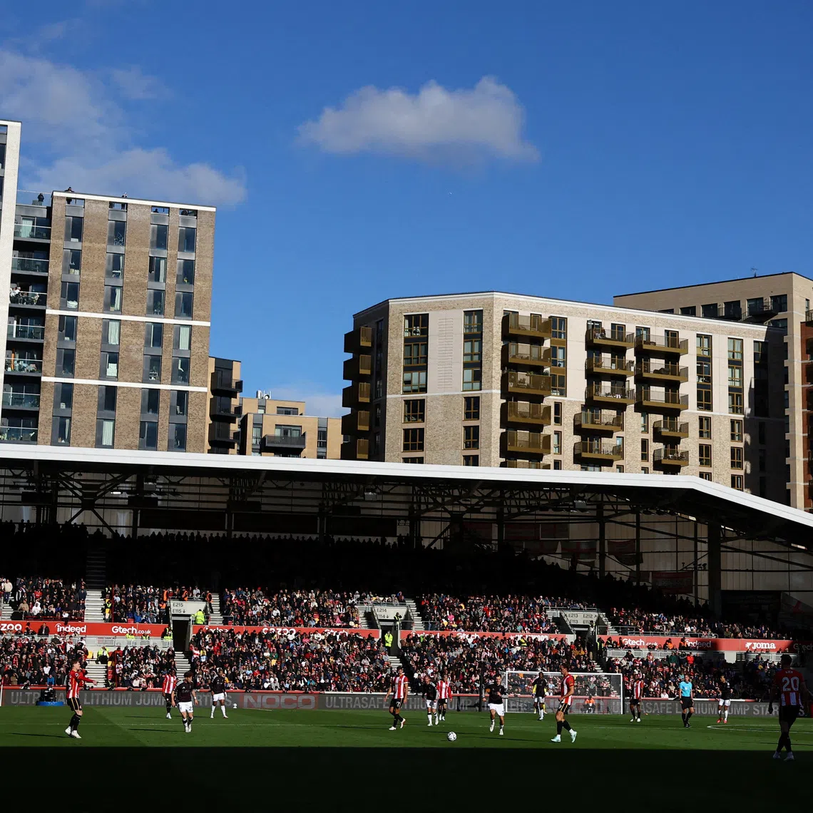 Brentford lost to Liverpool at home at the Gtech Community Stadium on Oct 17.