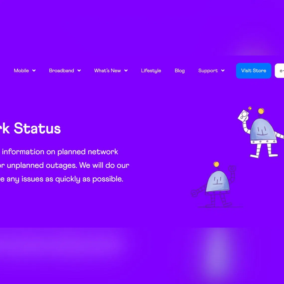 In a Facebook post at about 4pm on Sept 30, the internet service provider said it is aware of a potential network broadband connectivity issue affecting some customers around the north-east area. 