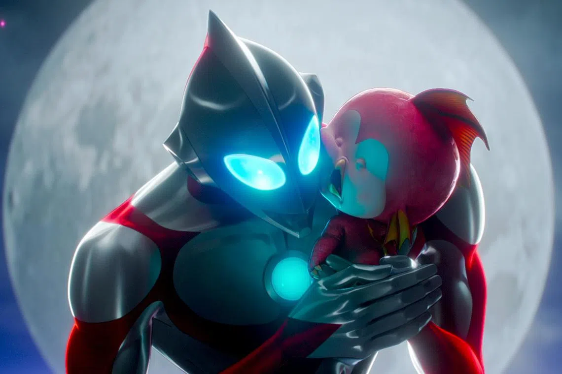 jopicks27 - When baseball superstar Ken Sato returns home to Japan to pick up the mantle of Earth-defending superhero Ultraman, he quickly finds more than he bargained for as he’s forced to raise the offspring of his greatest foe. 



Cr: Netflix © 2024