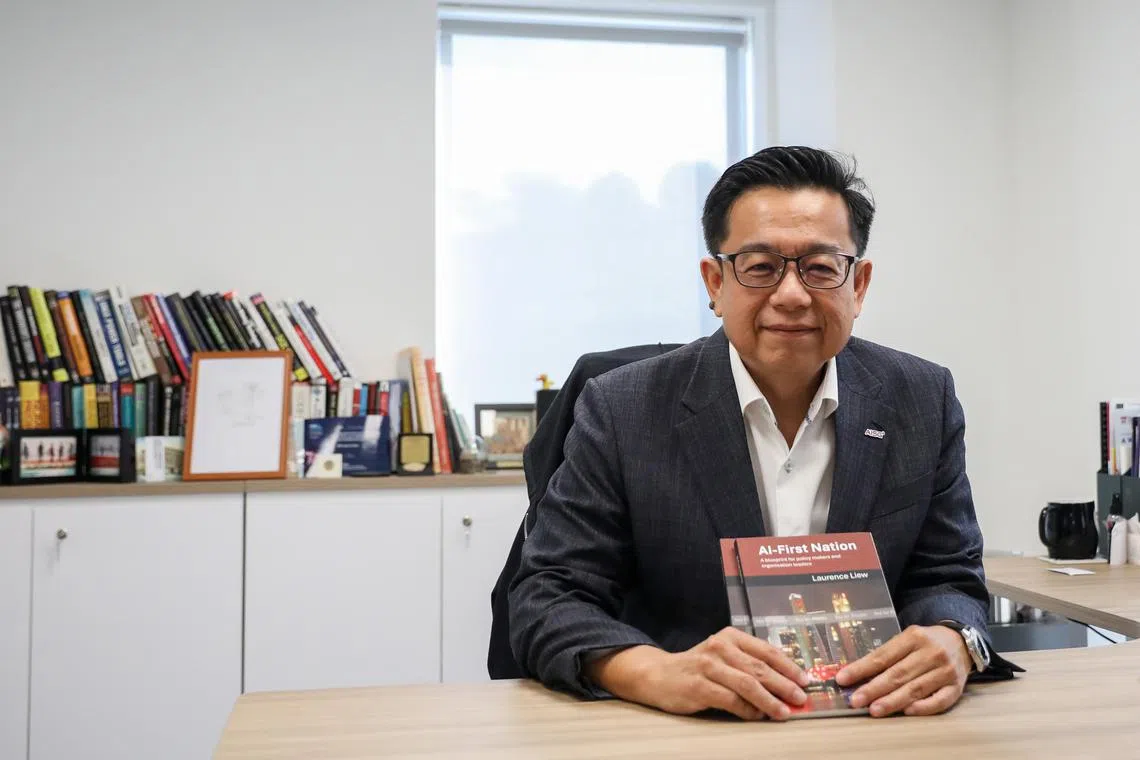 Mr Laurence Liew gives the insider's account of Singapore's AI journey in his book, AI-First Nation.


ST20240612_202475725154/Kbai/Luther Lau/Krist Boo CL/
Laurence Liew, director for Ai at AI Singapore, has published a book about Singapore's AI journey. Taken on June 12 2024 at Innovation 4.0.