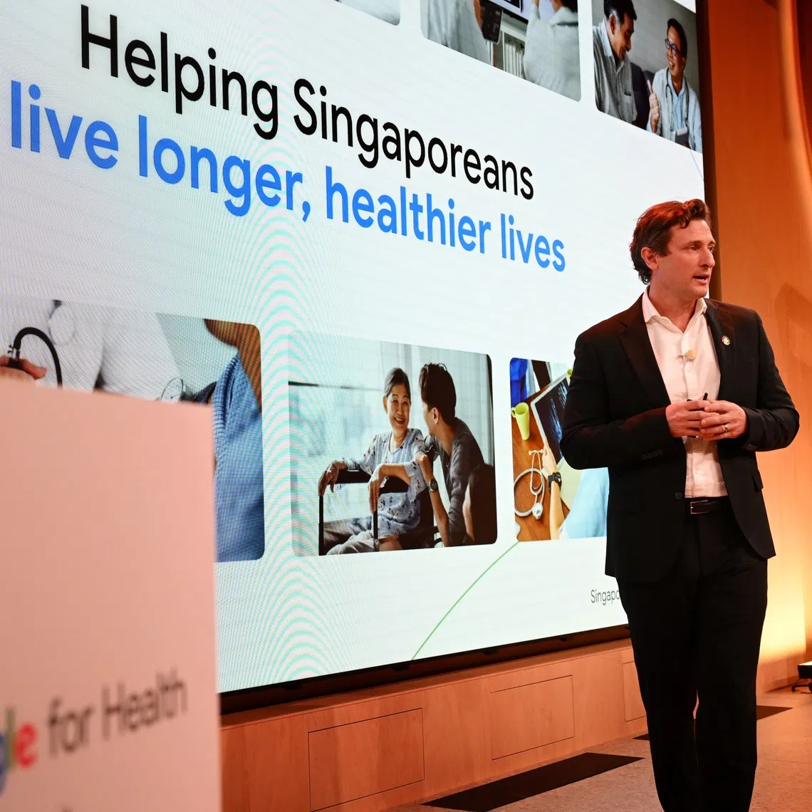 Google Singapore country managing director Ben King said the true power of AI lies in “solving complex societal challenges”, including healthcare.