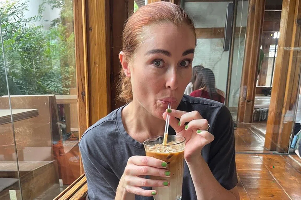 Australian stage actress Jemma Rix's weekend starts with good coffee. She plays elf queen Galadriel in The Lord Of The Rings – A Musical Tale.