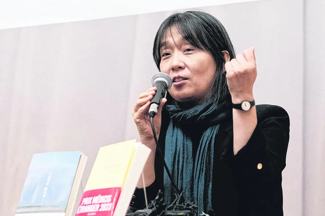 Ms Han Kang, the first South Korean and Asian to be decorated with the Nobel Prize in literature, expressed shock and gratitude towards “enormous waves” of congratulations from across the world.