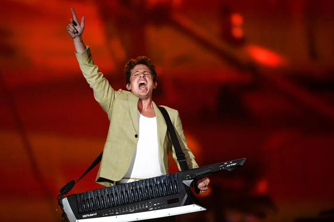 US singer Charlie Puth is also known for hits such as We Don’t Talk Anymore (2016) and Attention (2017).