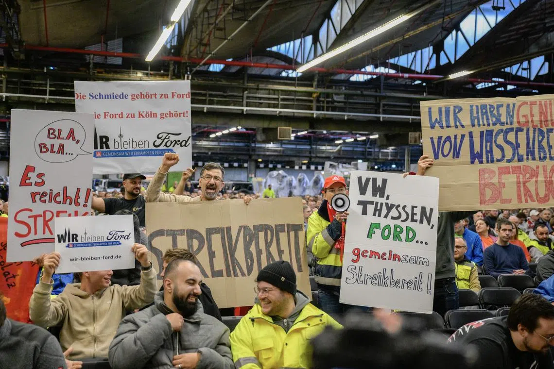 German firms in the Fortune 500 Europe have announced more than 60,000 layoffs so far this year.