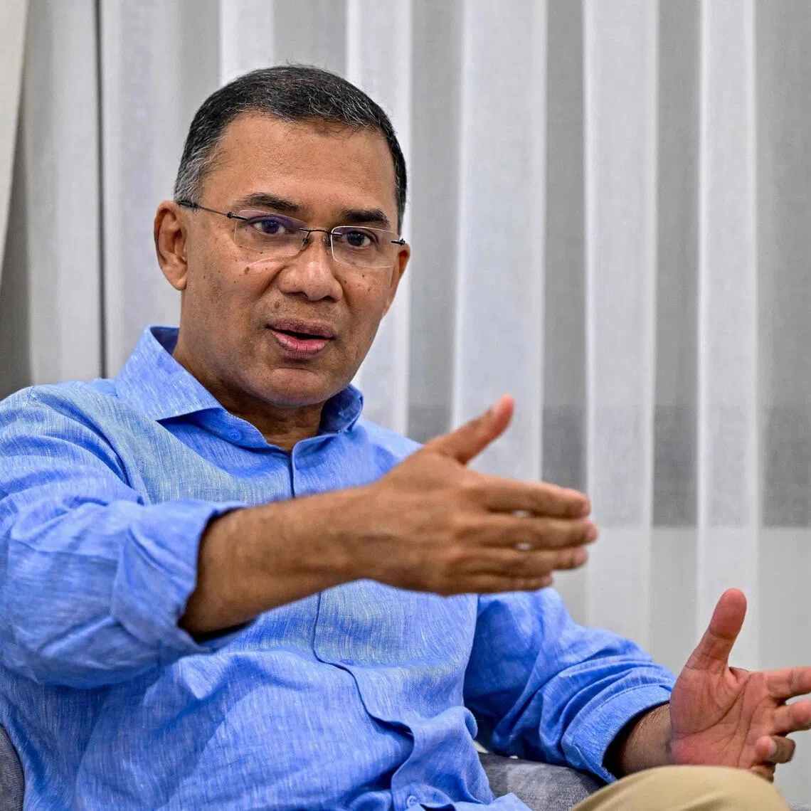 Since his return, Mr Tarique Rahman has tried to project himself as a statesman ready to look beyond his family’s difficulties under former premier Sheikh Hasina. 