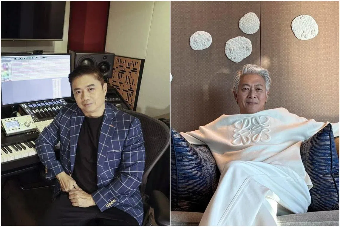 George Leong (left) called out fellow musician Dick Lee for not realising that Leong is the one who arranged the music for Leslie Cheung's hit song Chase.