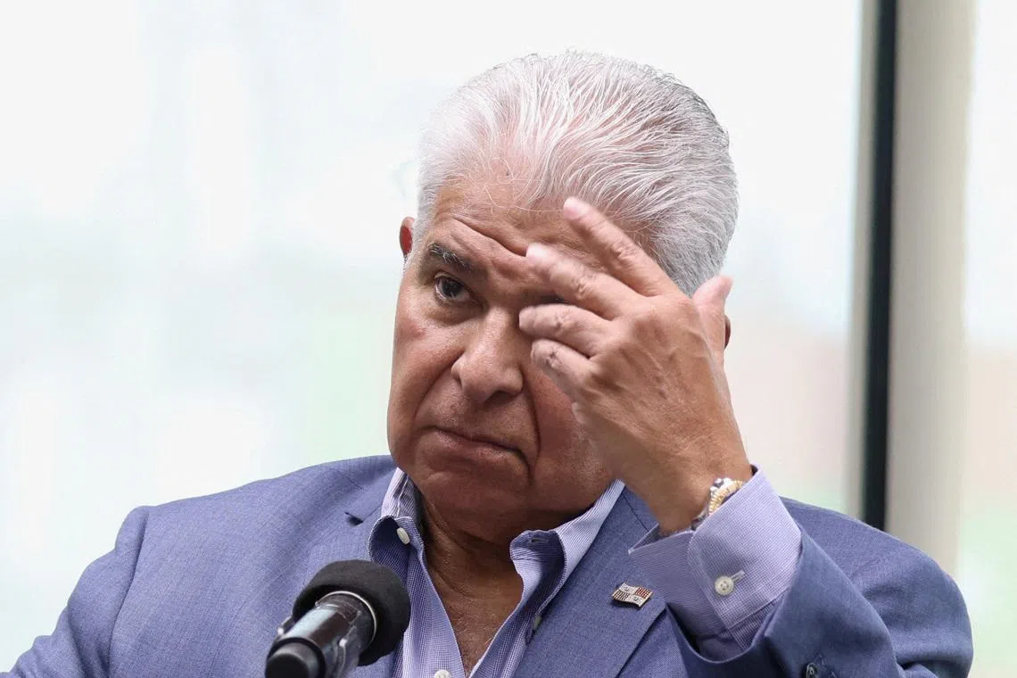 Panama president says port caught in US-China dispute