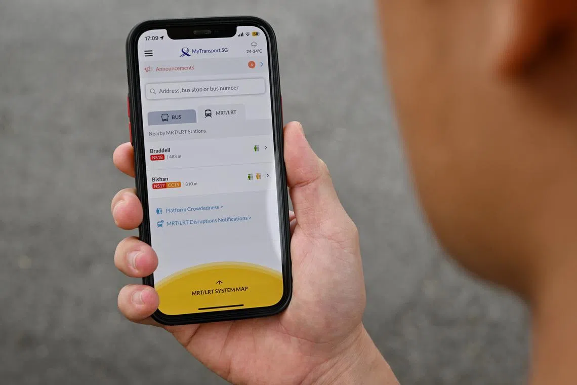 Users can now key in their destinations to see their travel options. Clicking on a station will bring up data like the timetable for trains.