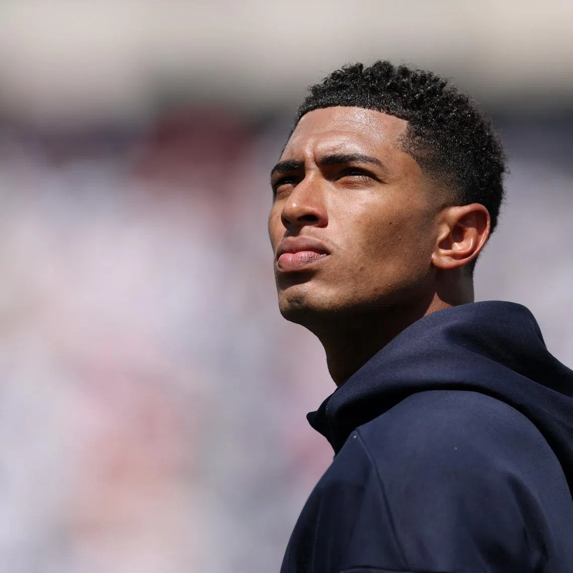 Soccer Football - FIFA Club World Cup - Semi Final - Paris St Germain v Real Madrid - MetLife Stadium, East Rutherford, New Jersey, U.S. - July 9, 2025 Real Madrid's Jude Bellingham before the match REUTERS/Lee Smith/File Photo