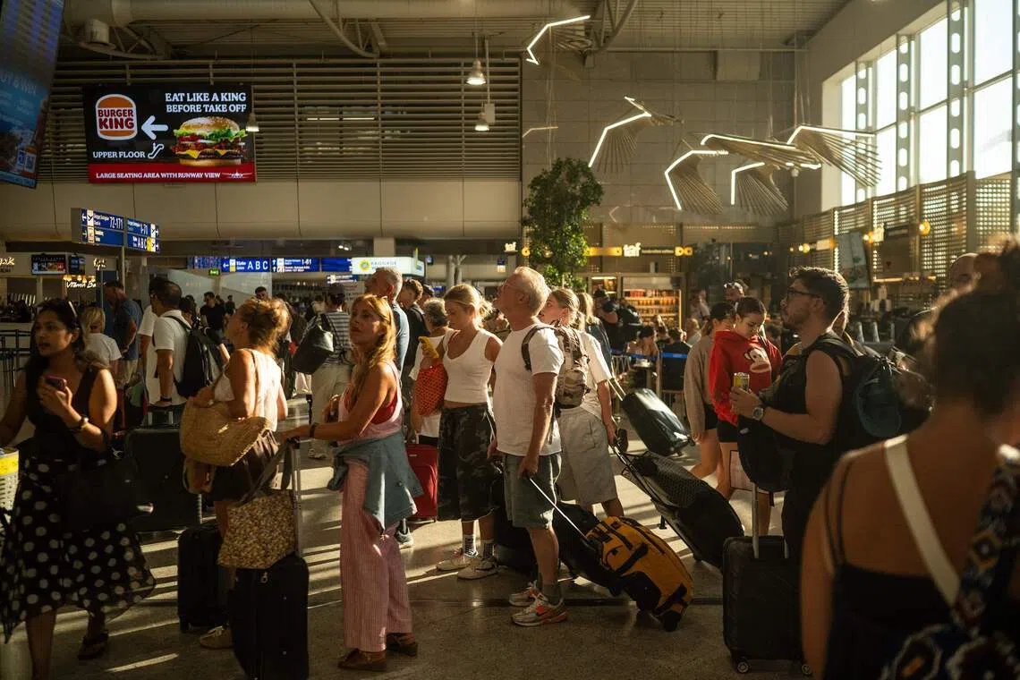 Athens’ international airport will increase its capacity from 26 million to 40 million passengers a year after an ongoing expansion.