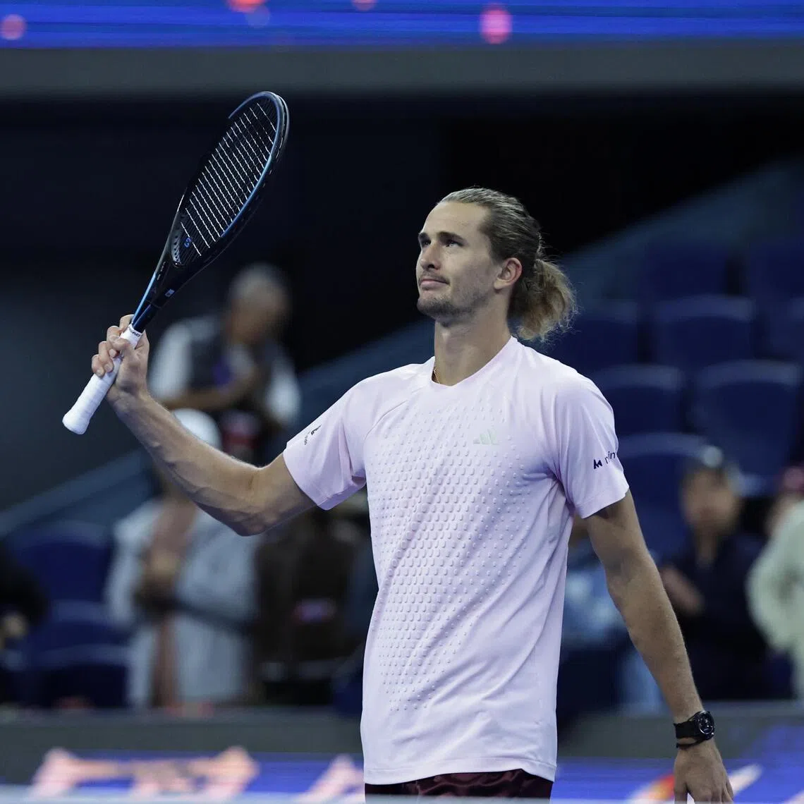 Germany’s Alexander Zverev trounced home hopeful Shang Juncheng 6-0, 6-3 in 55 minutes.