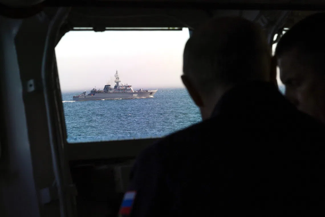 Russia holds rare missile test near islands claimed by Japan
