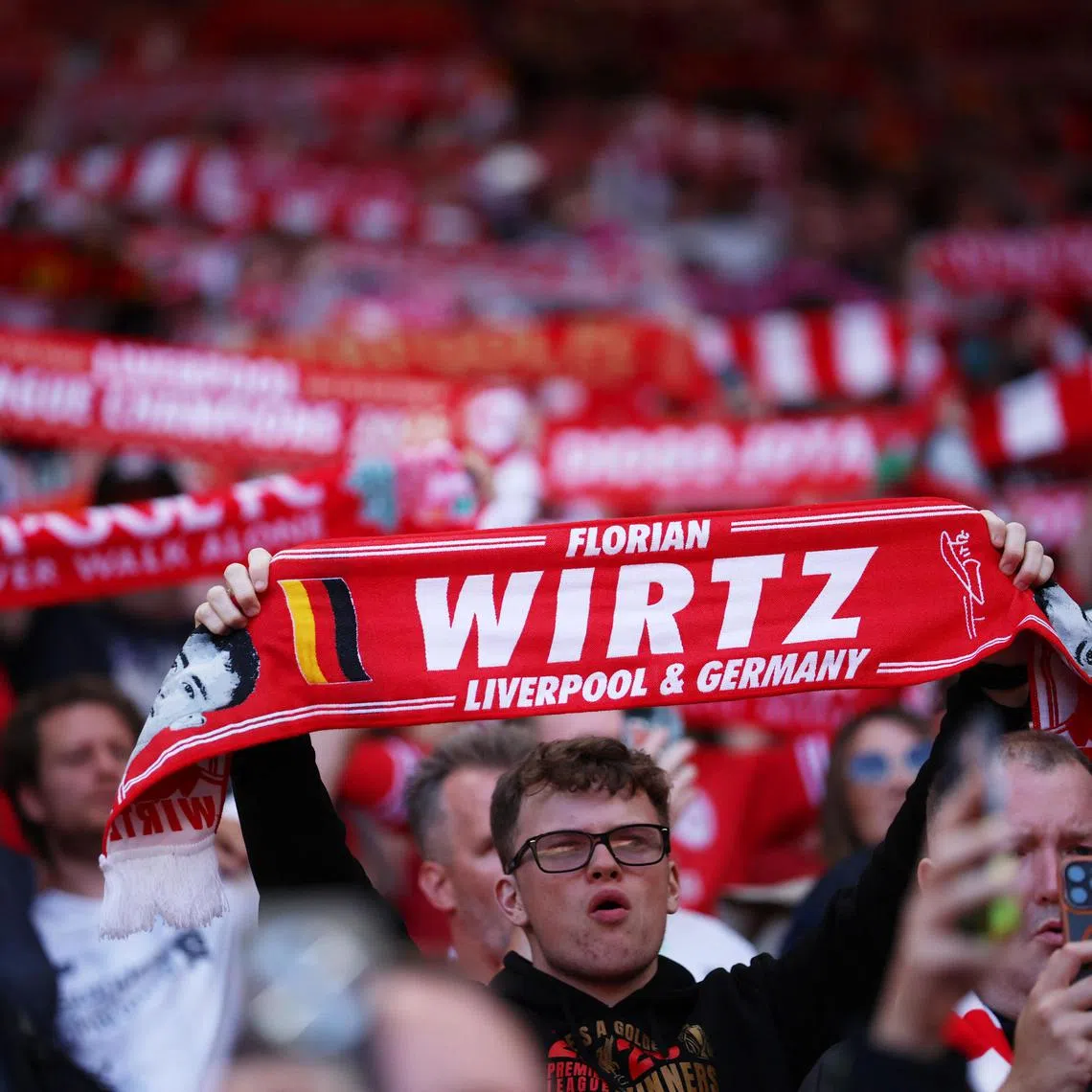 Liverpool fans have welcomed the likes of Florian Wirtz to the club in a record-breaking summer window in the Premier League.