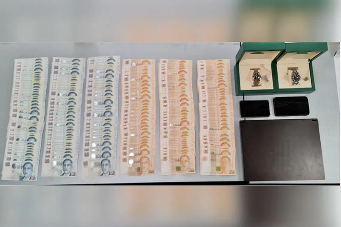 The police said they seized more than $118,000 in cash, as well as gambling-related documents, computers and mobile phones during the operation.