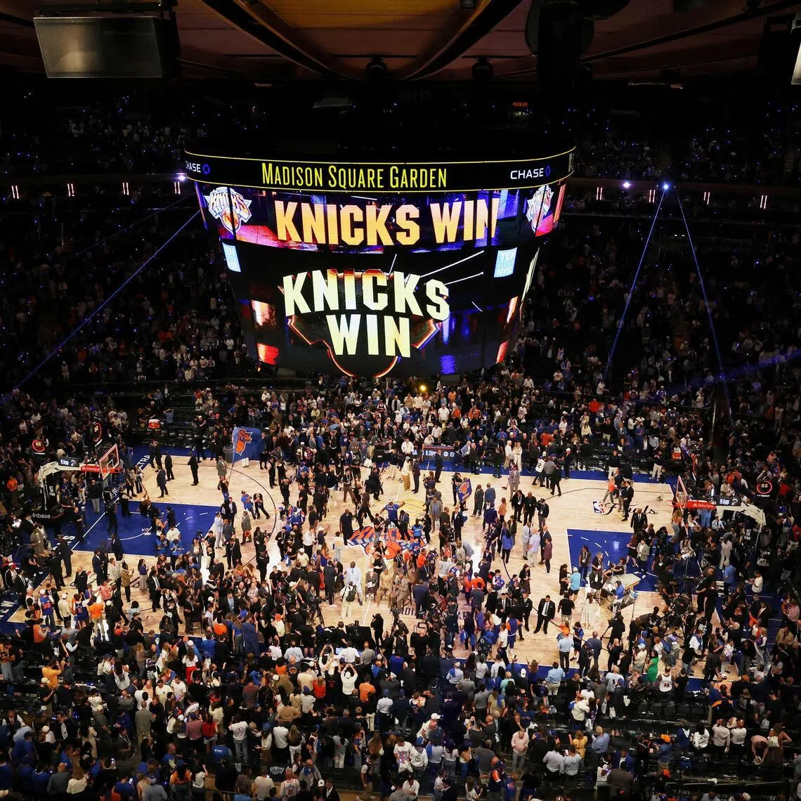 The New York Knicks are just one win away from snapping a 53-year NBA title drought.