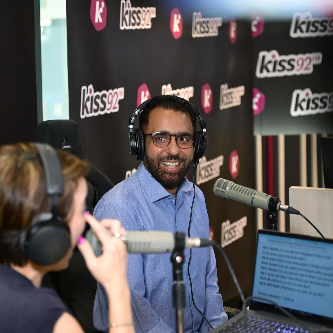 WP chief Pritam Singh on The Big Show on Kiss92FM on Aug 4.