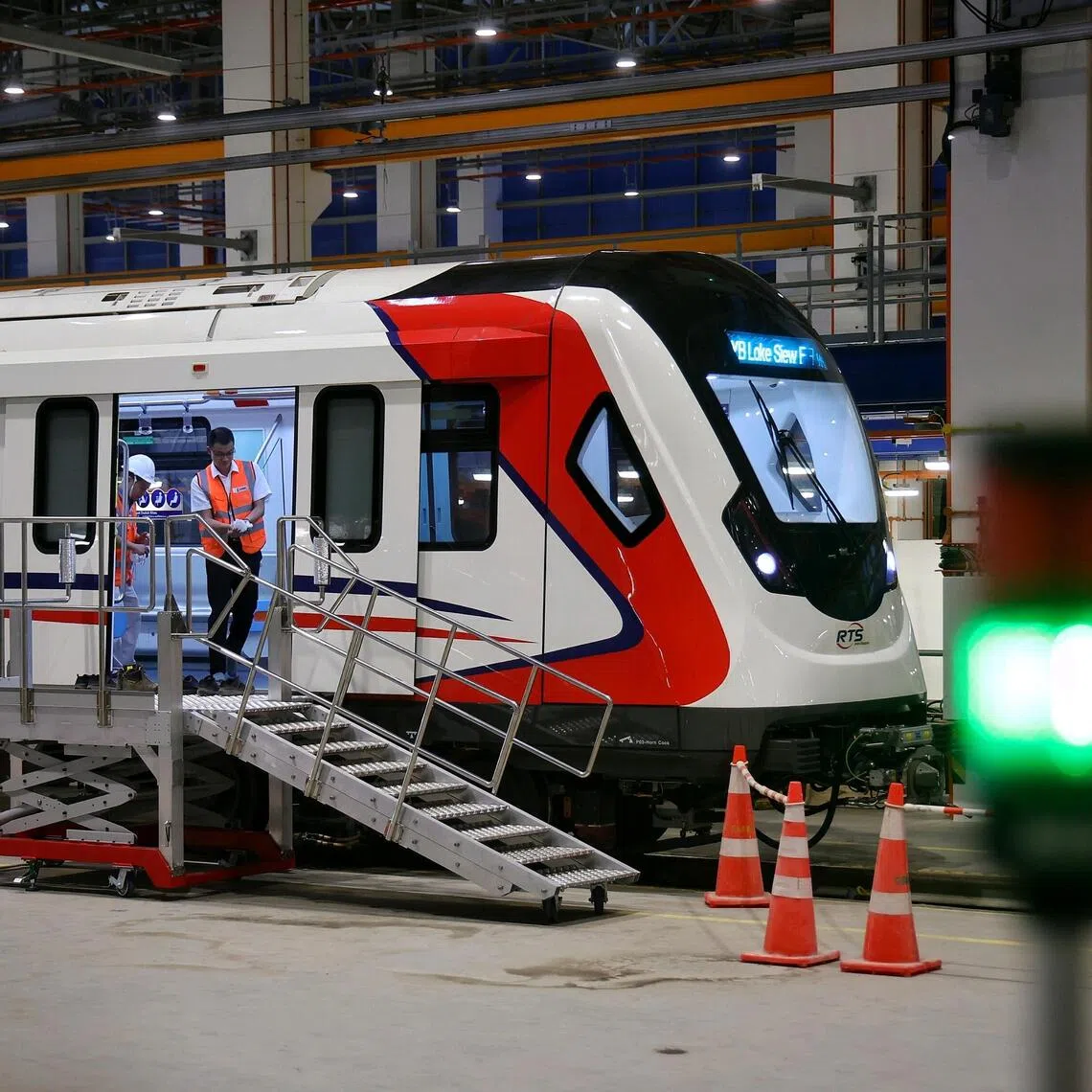 Malaysian Transport Minister Anthony Loke said that the project remains on schedule for completion by Dec 31, 2026, ahead of the January 2027 launch.