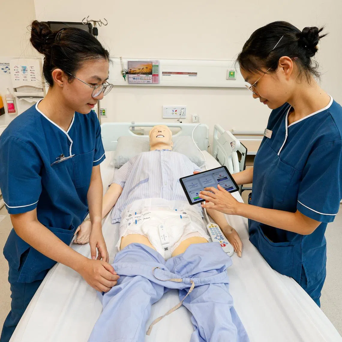 CMG20250710-LooHH01 / 特约摄影骆辉煌 / KTPH trials new “smart diapers” to improve patient care Ward B76, Khoo Teck Puat Hospital [Ward B76, Khoo Teck Puat Hospital]