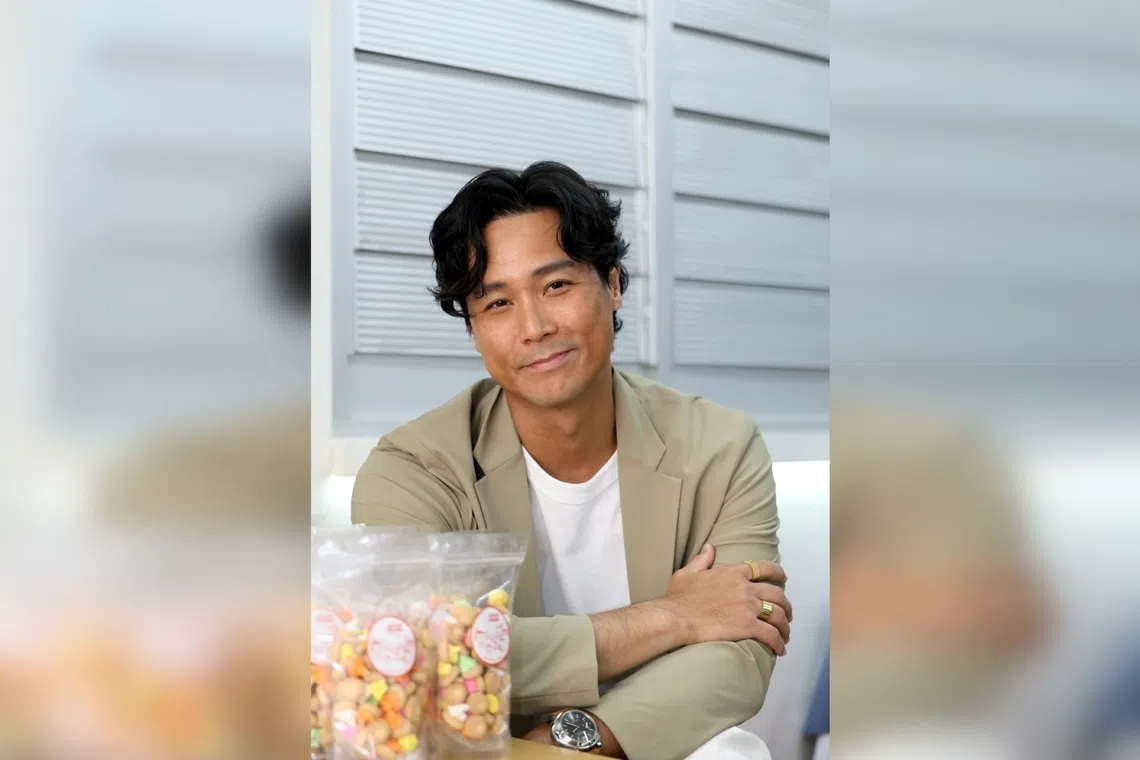 Singaporean actor Andie Chen at a coffee session on Sept 16 to promote the upcoming drama Fixing Fate.