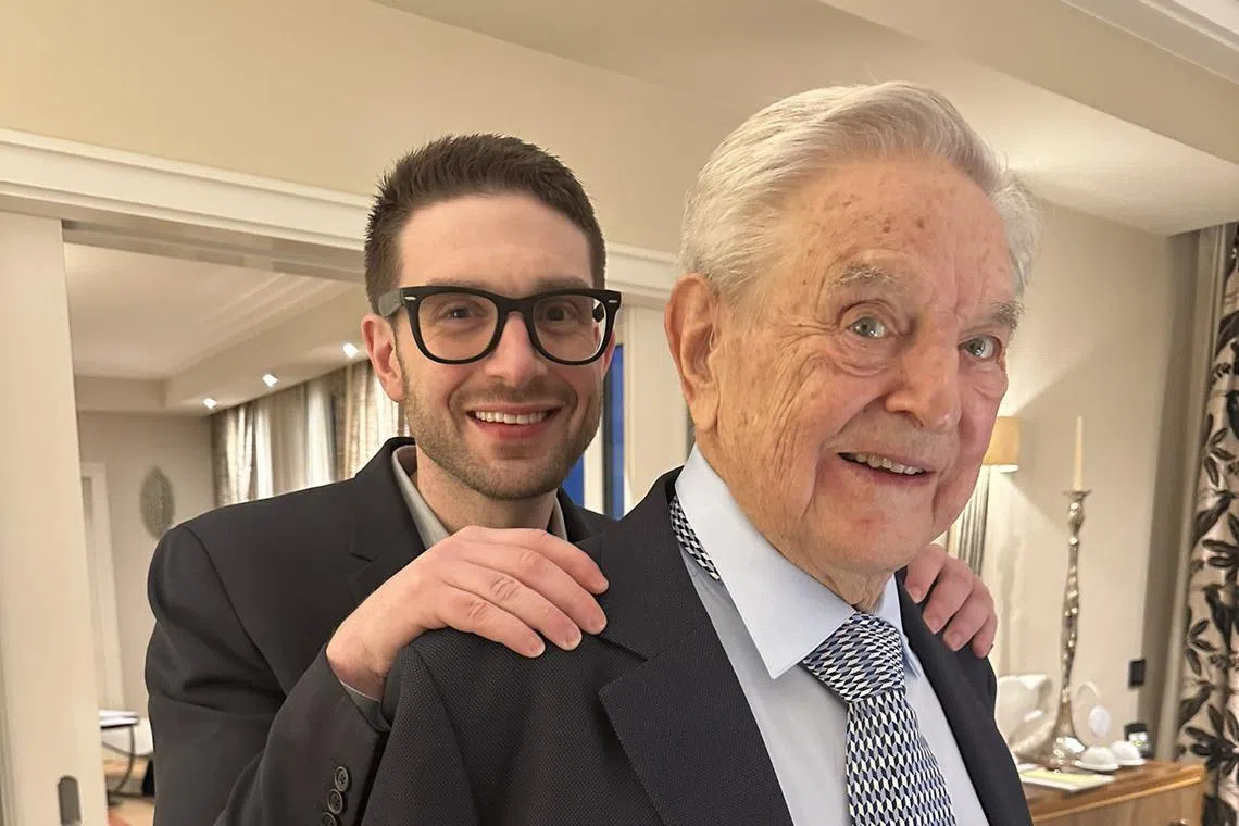 Alex said he’s “more political” than his father and plans to continue donating family money to left-leaning US political candidates.