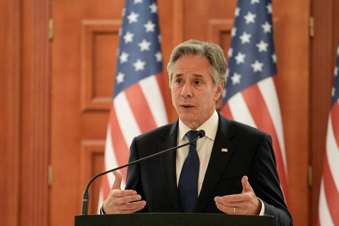 Mr Blinken is widely reported to be pressing President Joe Biden to ease the rules that prevent Ukraine from striking targets on Russian soil.