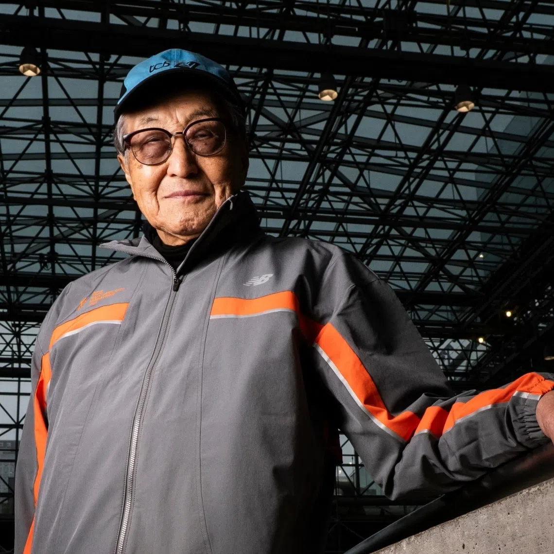 Mr Koichi Kitabatake, who at 91 will be the oldest runner in this year's New York Marathon.