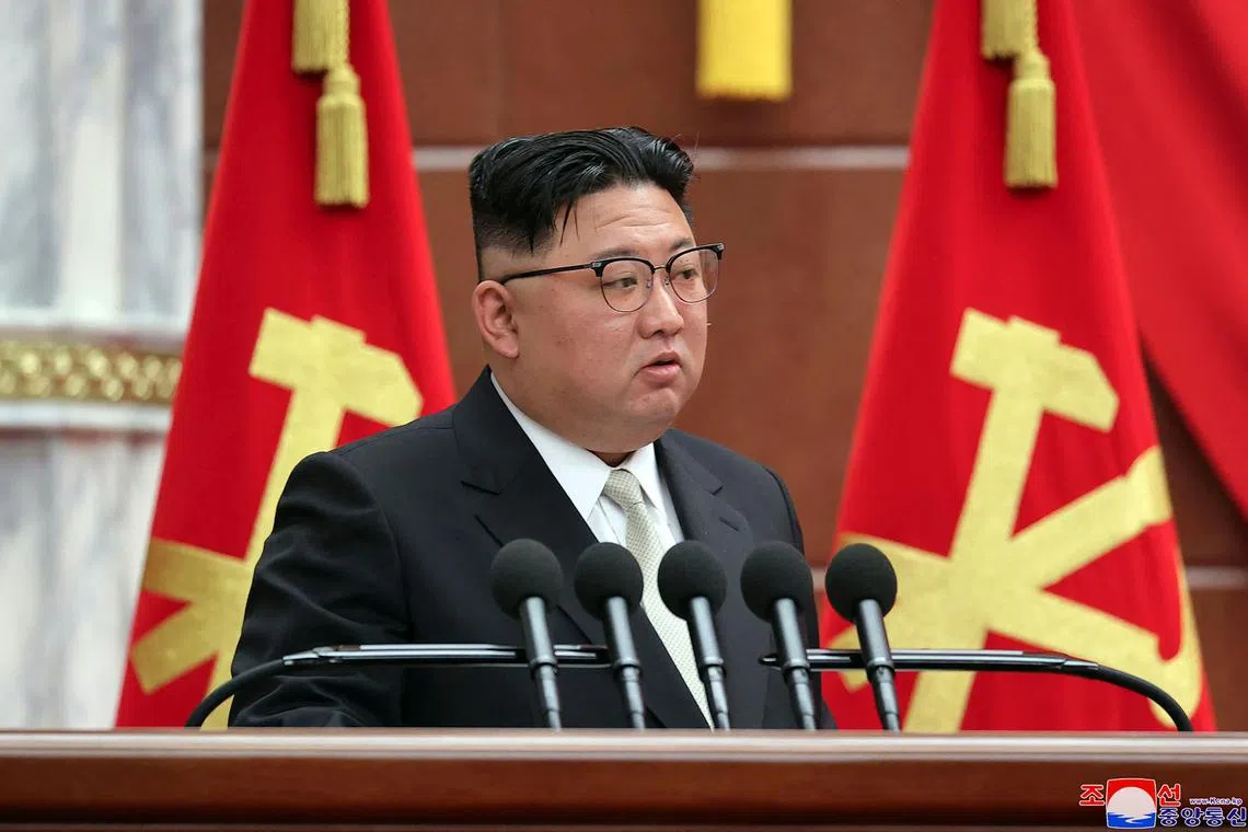 North Korean leader Kim Jong Un oversaw the seventh enlarged plenary meeting of the 8th Central Committee of the Workers’ Party of Korea on Sunday.