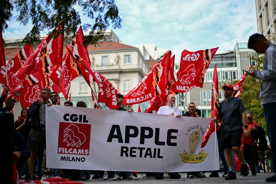 Italian Apple store employees strike on iPhone 18 Pro launch day